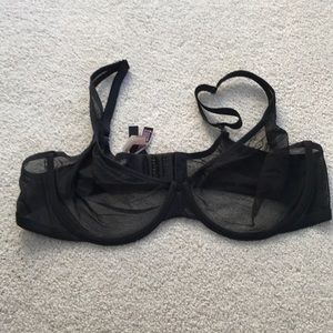 Mesh VS black bra